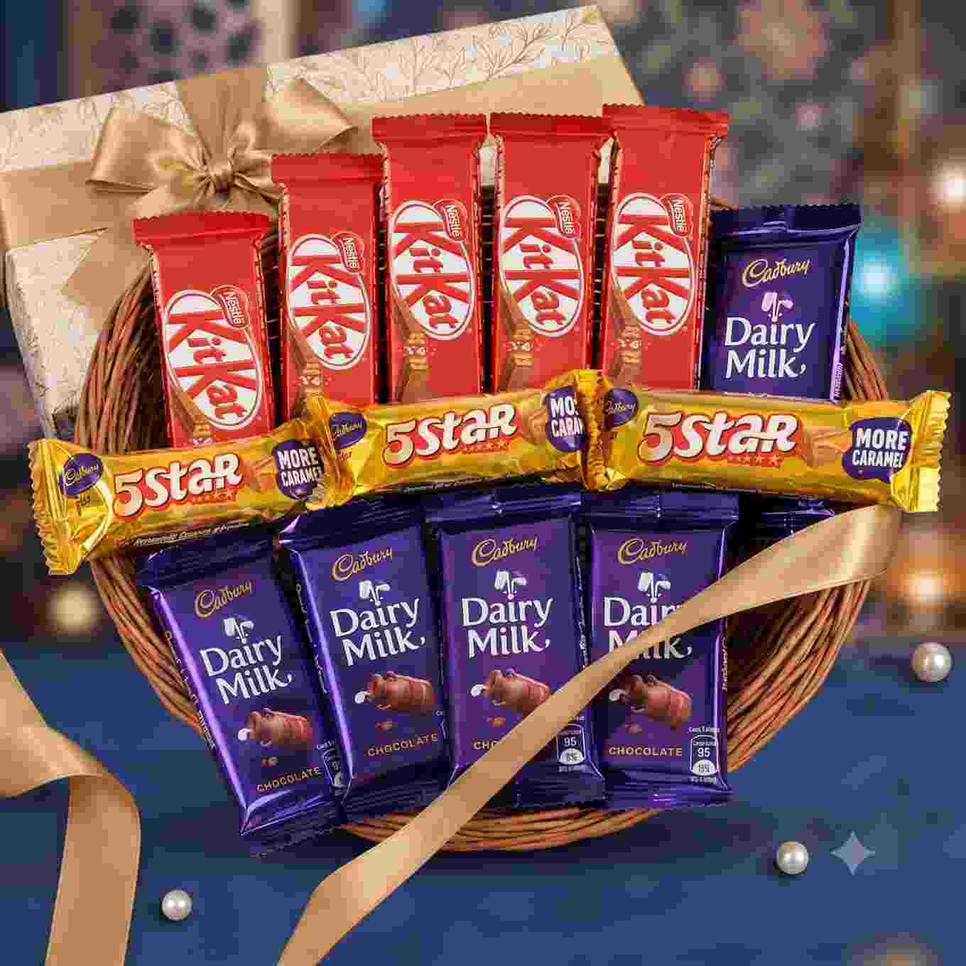 Delicious Chocolate Gift Basket