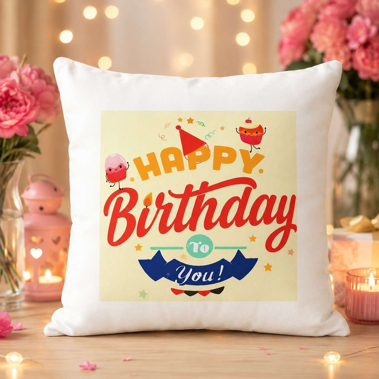 Birthday Special Printed Cushion